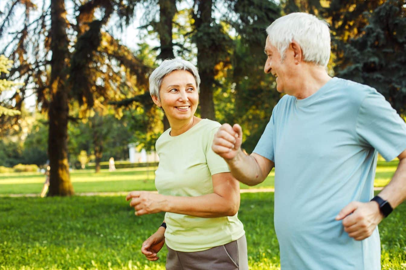 Thankful person holding hands on their heart